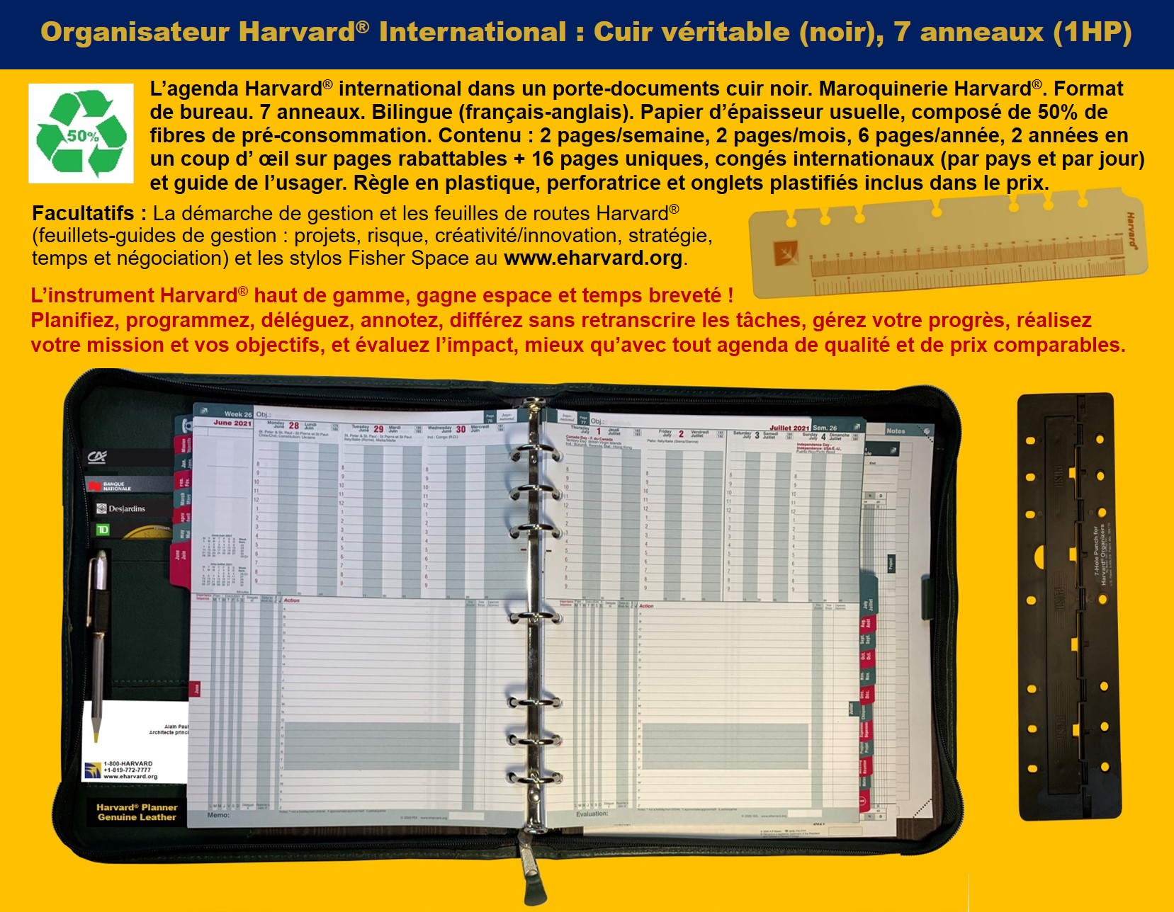 Organisateur Harvard International Code (1HP)