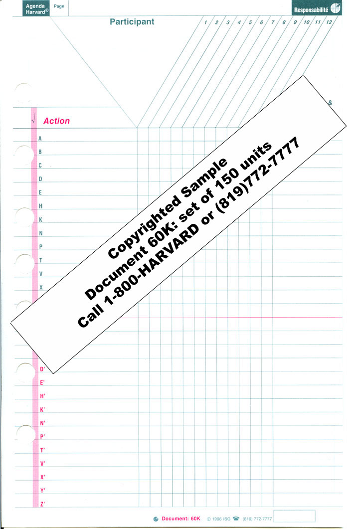 Responsibility Chart (code 60K)