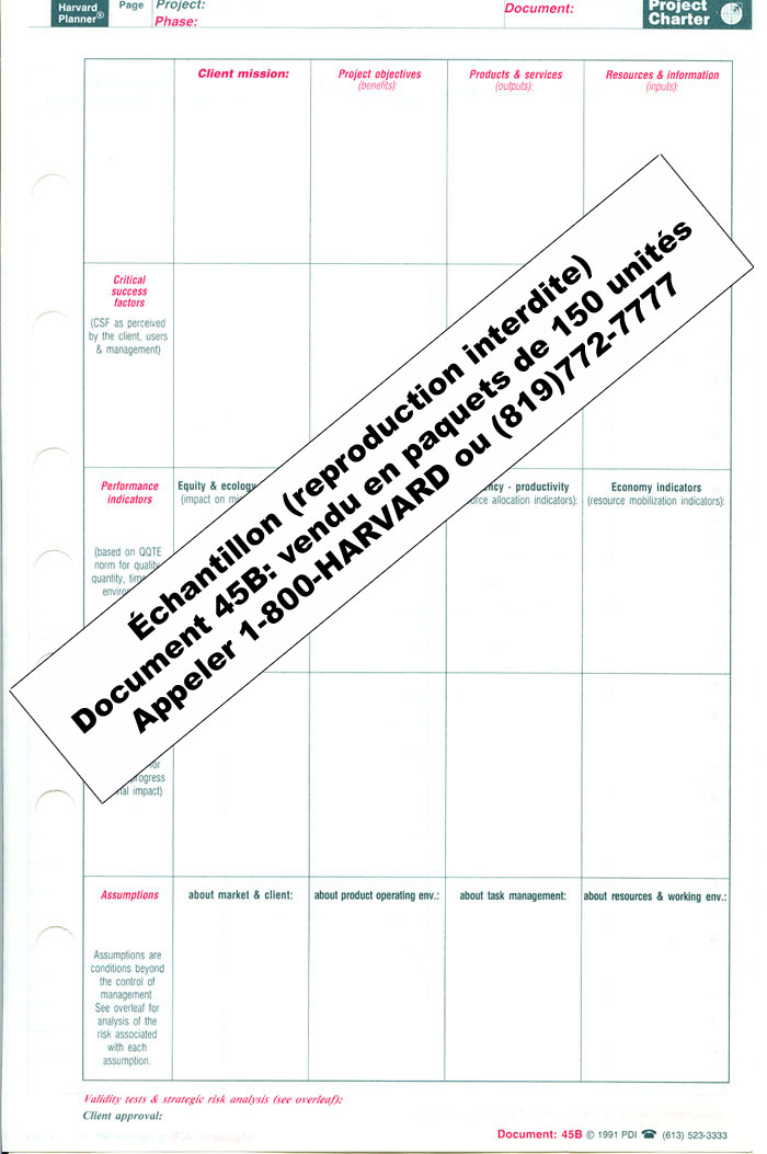 Dfinition du changement(code 45B)