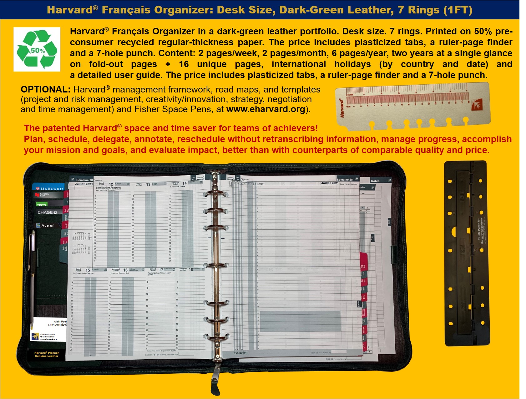 Harvard Elite Organizer Code (1FT)